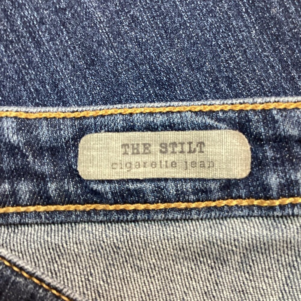 Adriano Goldschmied Womens 30R Stilt Cigarette Jeans  Dark Wash Denim - Picture 10 of 12